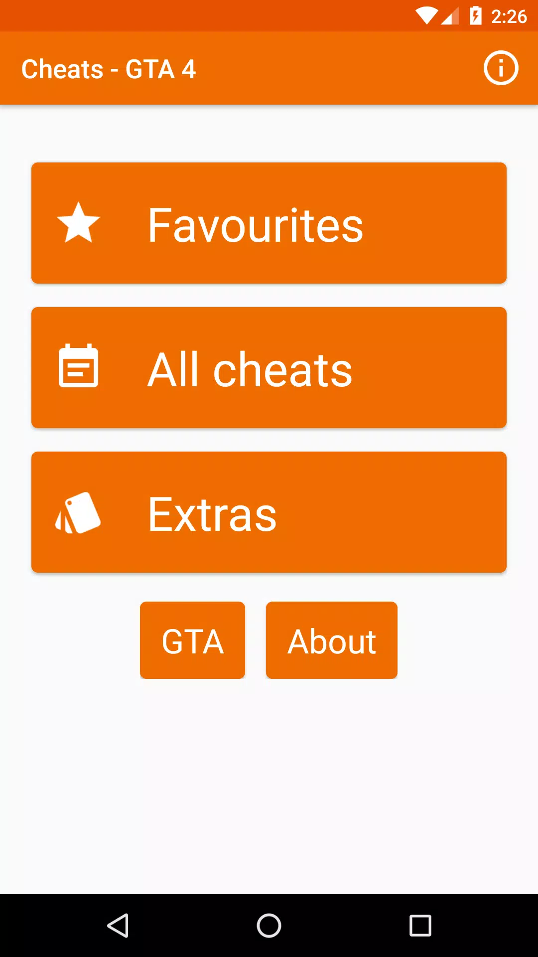 Download do APK de Cheats for GTA V - 2018 Latest Cheat Codes para Android