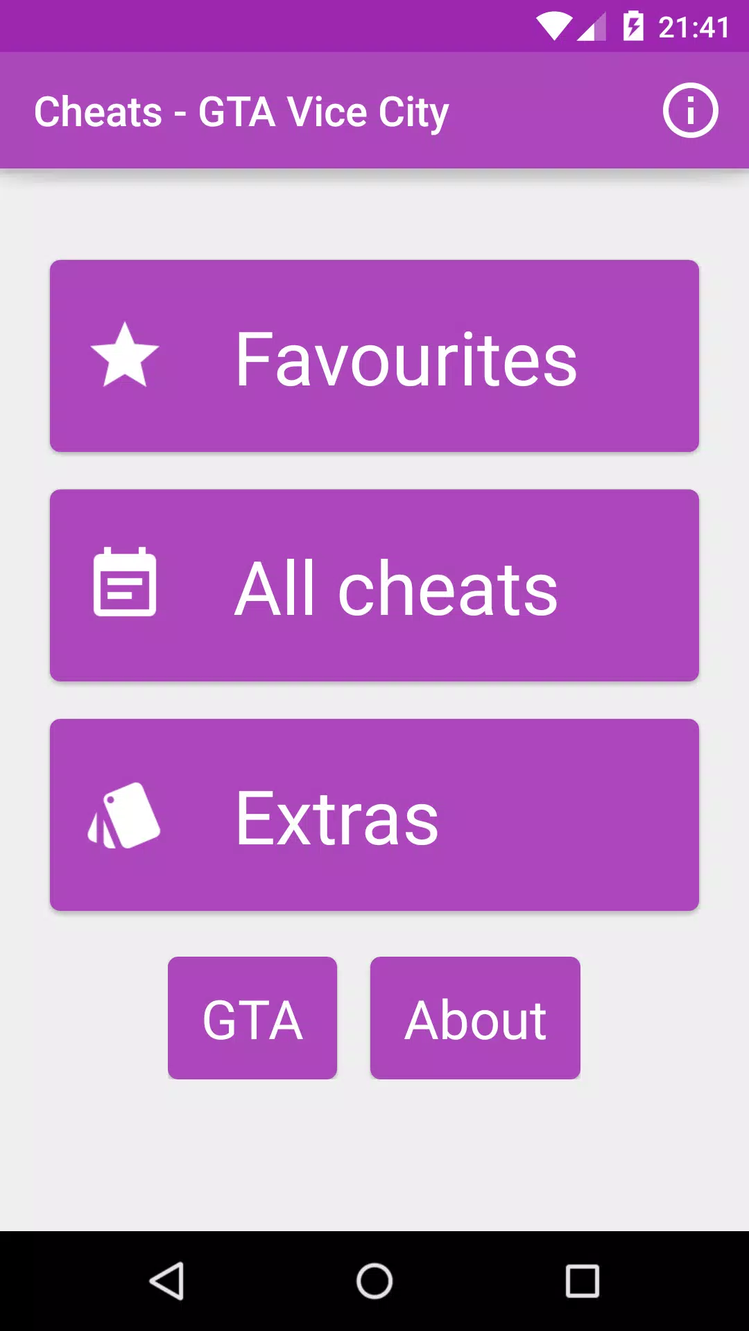 Códigos - GTA Vice City Android App APK (es.barragansoftware.gtavicecheats)  por Barragan Software - Faça o download em PHONEKY