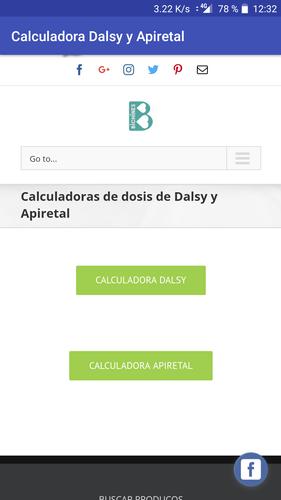 Descarga de APK de Calculadora dosis Dalsy y Apiretal para Android