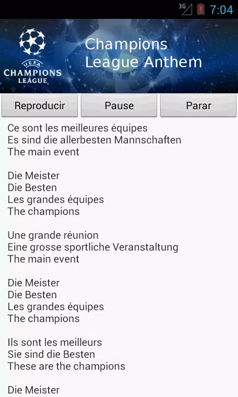 Descarga de APK de Himno Champions League para Android