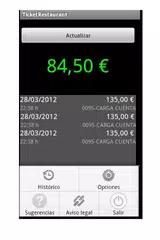 Descargar APK de Ticket Restaurant Saldo