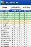 Zaragoza Liga Gol capture d'écran 3