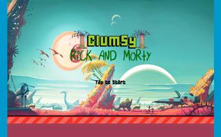 Clumsy Rick and Morty Affiche