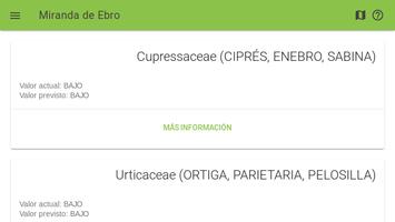 Previsiones de polen CyL 截图 1