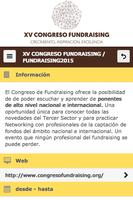 Congreso Fundraising 2015 capture d'écran 1