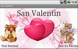 Test de San Valentín Affiche