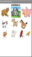 Aprende Animales en Inglés poster