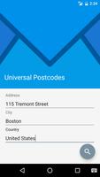 Universal Postcodes screenshot 1