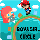 LuckyBoy and PrettyGirl Circle Run APK