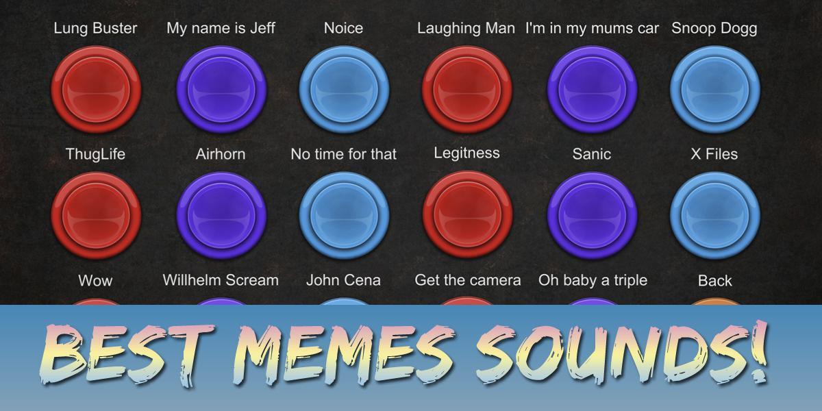 Funny Buttons Meme Sounds পোস্টার.