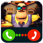 fake call from killer neighbor icon