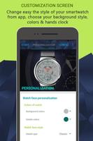 Deep Blue Watchface syot layar 2