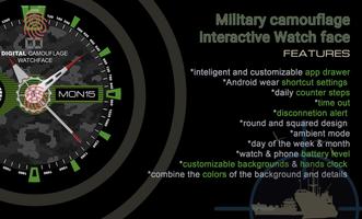 Watchface app launcher Militar capture d'écran 1