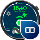 Steps Monster Watch Face APK