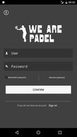 We Are Padel Plakat