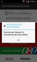 Antiextorsión Sonora Affiche