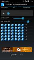 ES UK Lottery Number Generator poster