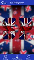 UK Flag Letter Alphabet & Name Affiche
