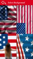 USA Flag Letter Alphabet & Name capture d'écran 3