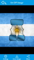 برنامه‌نما Argentina Flag Letter Alphabet & Name عکس از صفحه