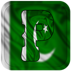 Pakistan Flag Letter Alphabet & Name أيقونة