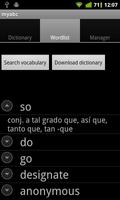 برنامه‌نما English to Spanish (Data) عکس از صفحه