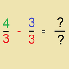 Subtracting fractions biểu tượng