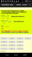 RADIANS AND DEGREES постер