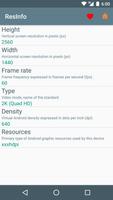 Screen resolution info (ResInfo) Affiche