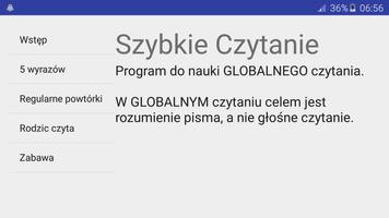 Globalne Czytanie  1 Klasa SP poster