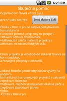 Donors Message Service - DMS captura de pantalla 1