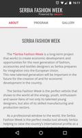 Serbia Fashion Week تصوير الشاشة 3