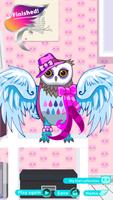 Fancy Owl Dress Up Game syot layar 2