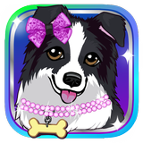 Fancy Puppy Dress Up Game Zeichen