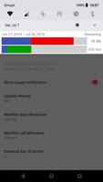 Data and call usage indicator capture d'écran 2