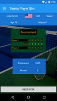 Tennis Player Sim الملصق