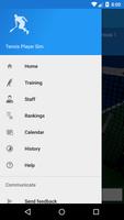 Tennis Player Sim اسکرین شاٹ 1
