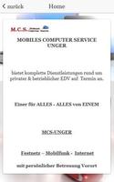 MCS-UNGER Mobiles PC Service syot layar 1