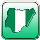 Carte du Nigeria icône