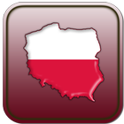 Carte de la Pologne icône