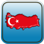 Carte de la Turquie icône