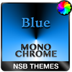 MonoChrome Azul Tema Xperia