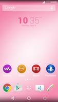 Pinky! Theme for Xperia Plakat