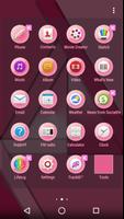 Pinky! Theme for Xperia اسکرین شاٹ 2