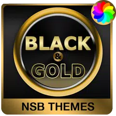 Black & Gold Theme for Xperia APK download