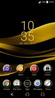 Black & Gold Theme for Xperia poster