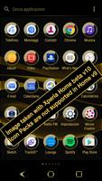 Black & Gold Theme for Xperia screenshot 2