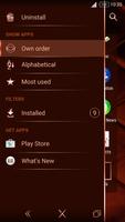 Dark Copper - Theme for Xperia ภาพหน้าจอ 2