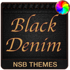 Black Denim Theme for Xperia icône