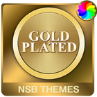 Gold Plated Theme for Xperia biểu tượng